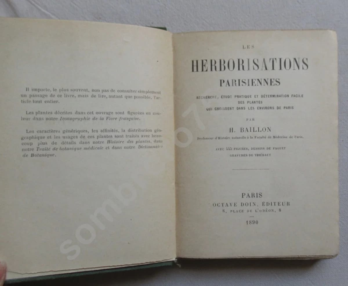 Les Herborisations Parisiennes.. 1890 - Image 3