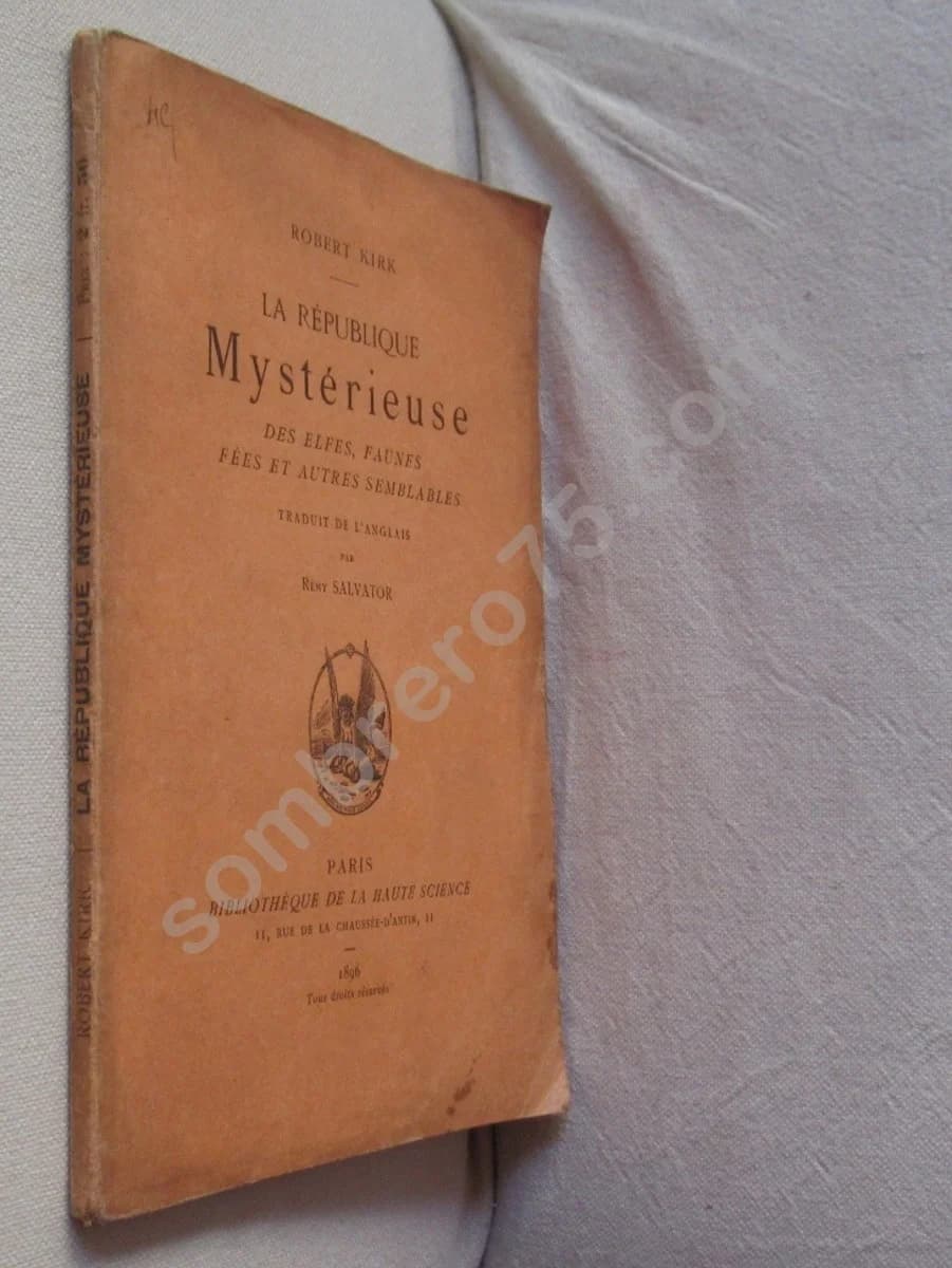 La République Mystérieuse. Des elfes, faunes, fées et autres semblables. R KIRK - Image 2