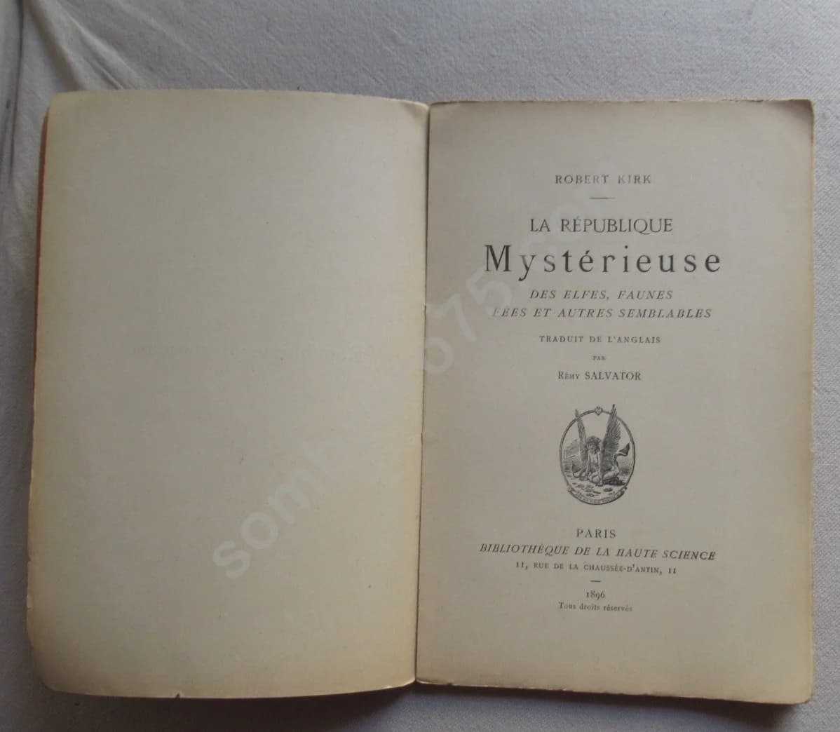 La République Mystérieuse. Des elfes, faunes, fées et autres semblables. R KIRK - Image 4