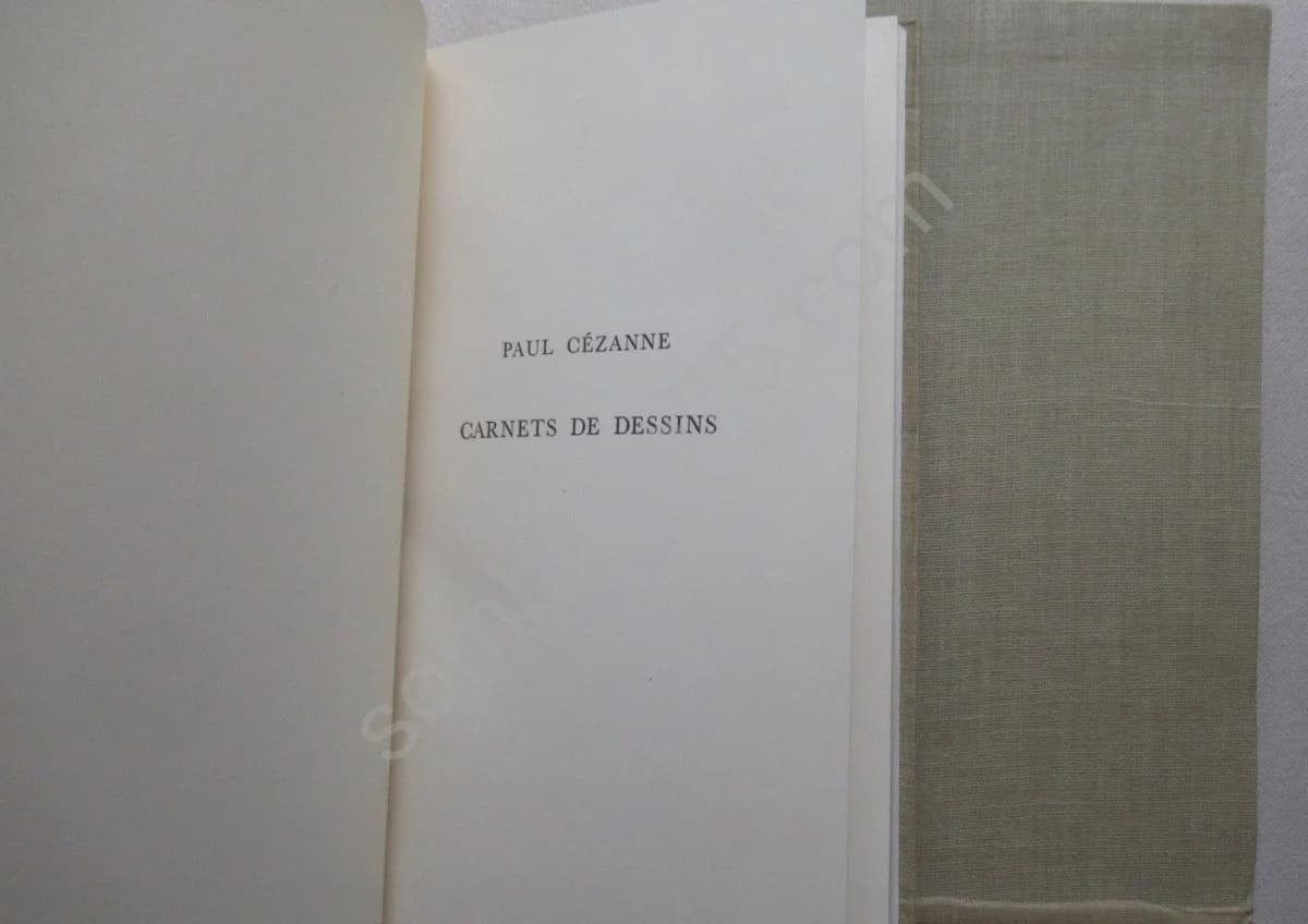 Paul Cézanne Carnets de Dessins. 2 vol - Image 3
