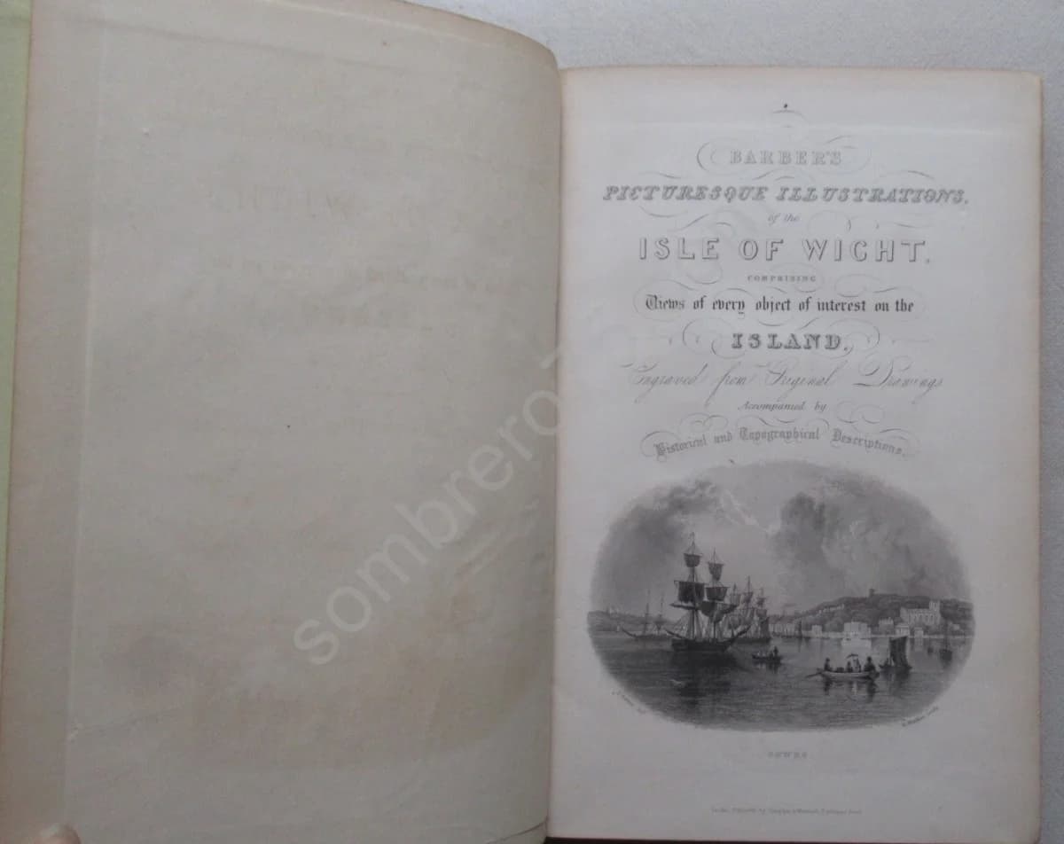 Barber's Picturesque Illustrations of the Isle of Wight - Image 3