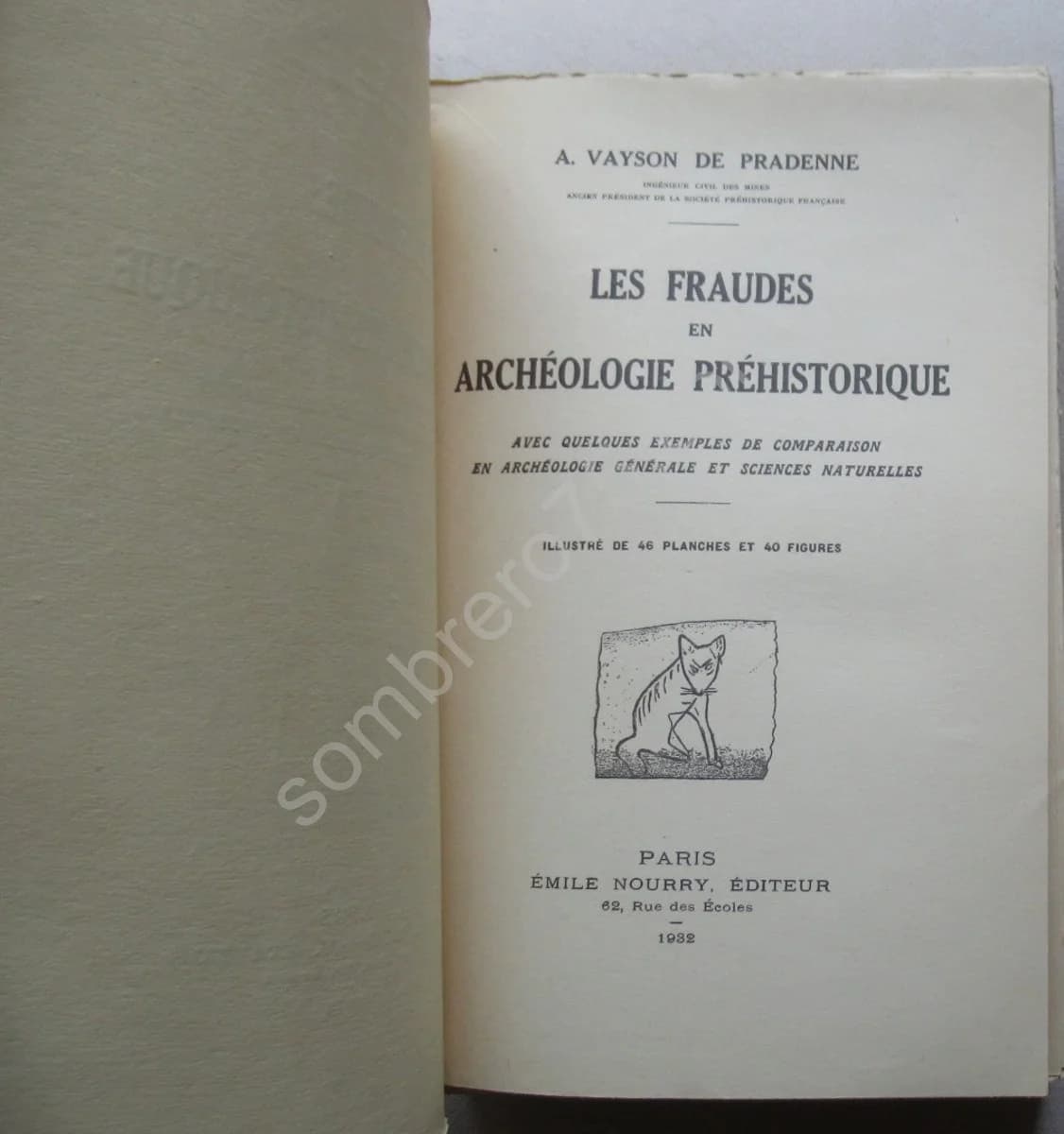 Les Fraudes en Archéologie Préhistorique. A. VAYSON DE PRADENNE - Image 3
