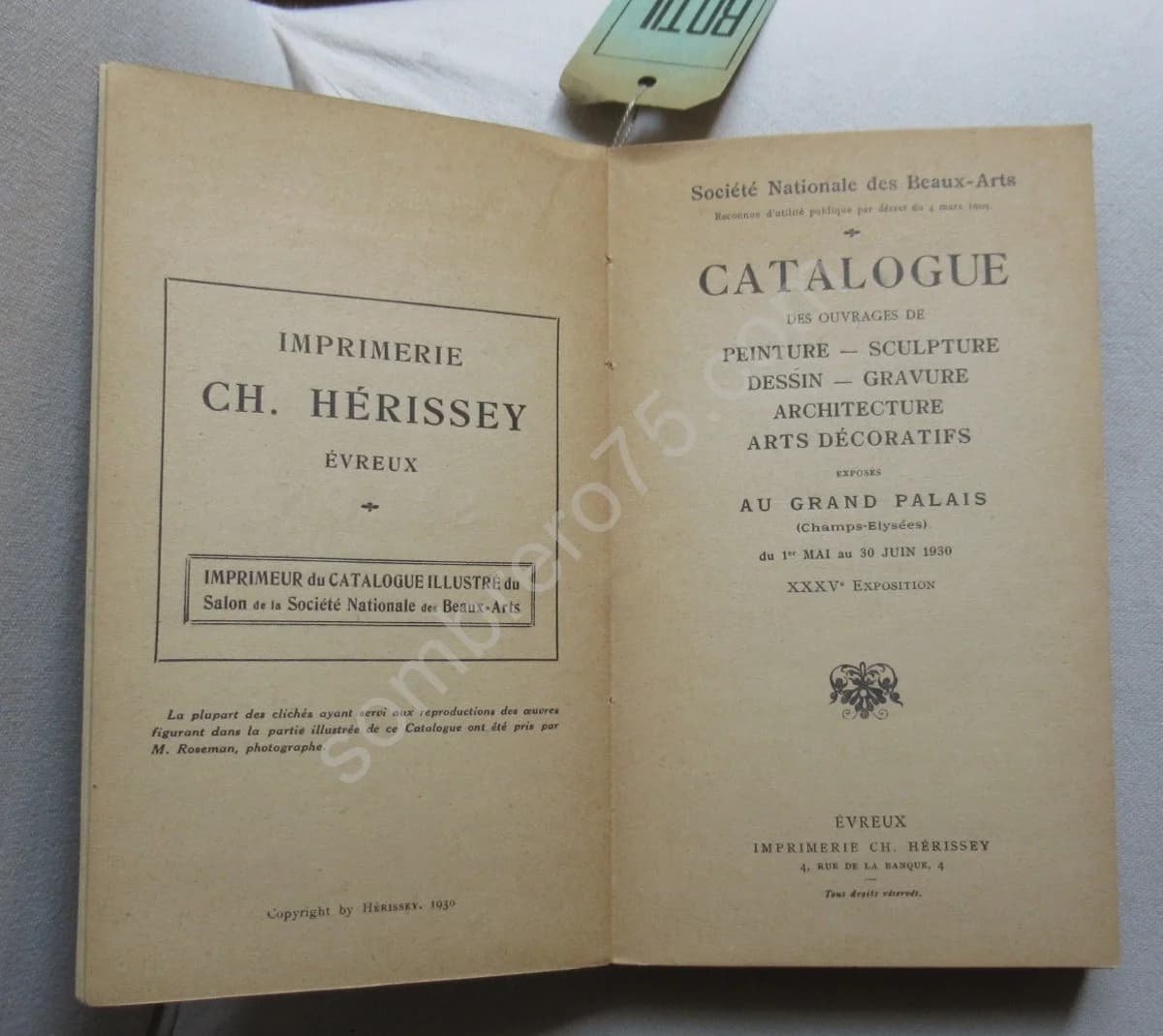 Catalogue Officiel Illustré - Salon de 1930 - Image 4