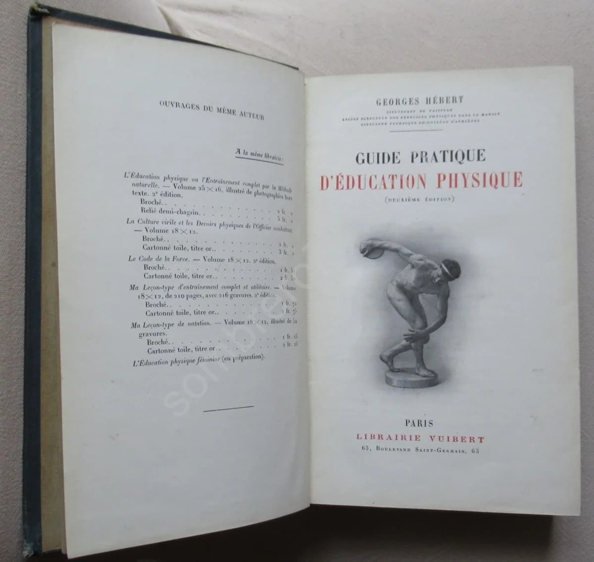 Guide Pratique d'Education Physique. Georges HEBERT - Image 3