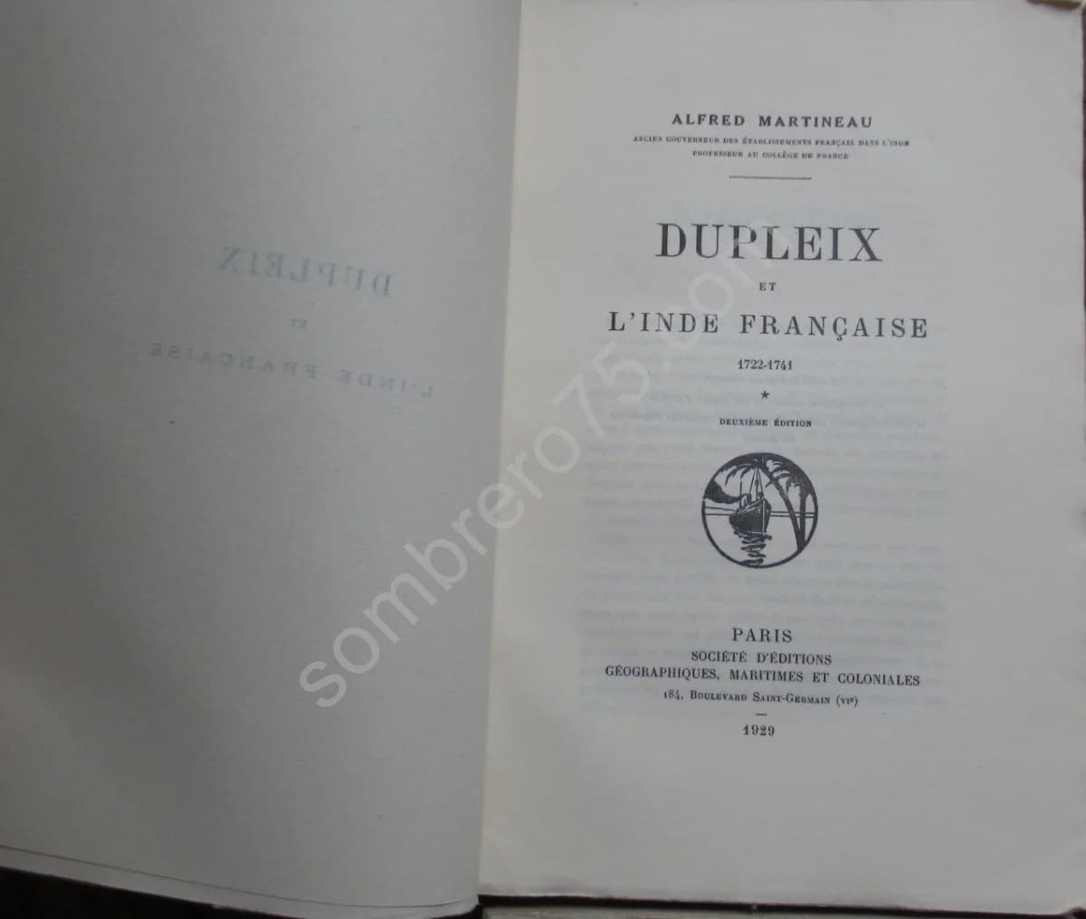 Dupleix et l'Inde Française - 4 Volumes - Image 3