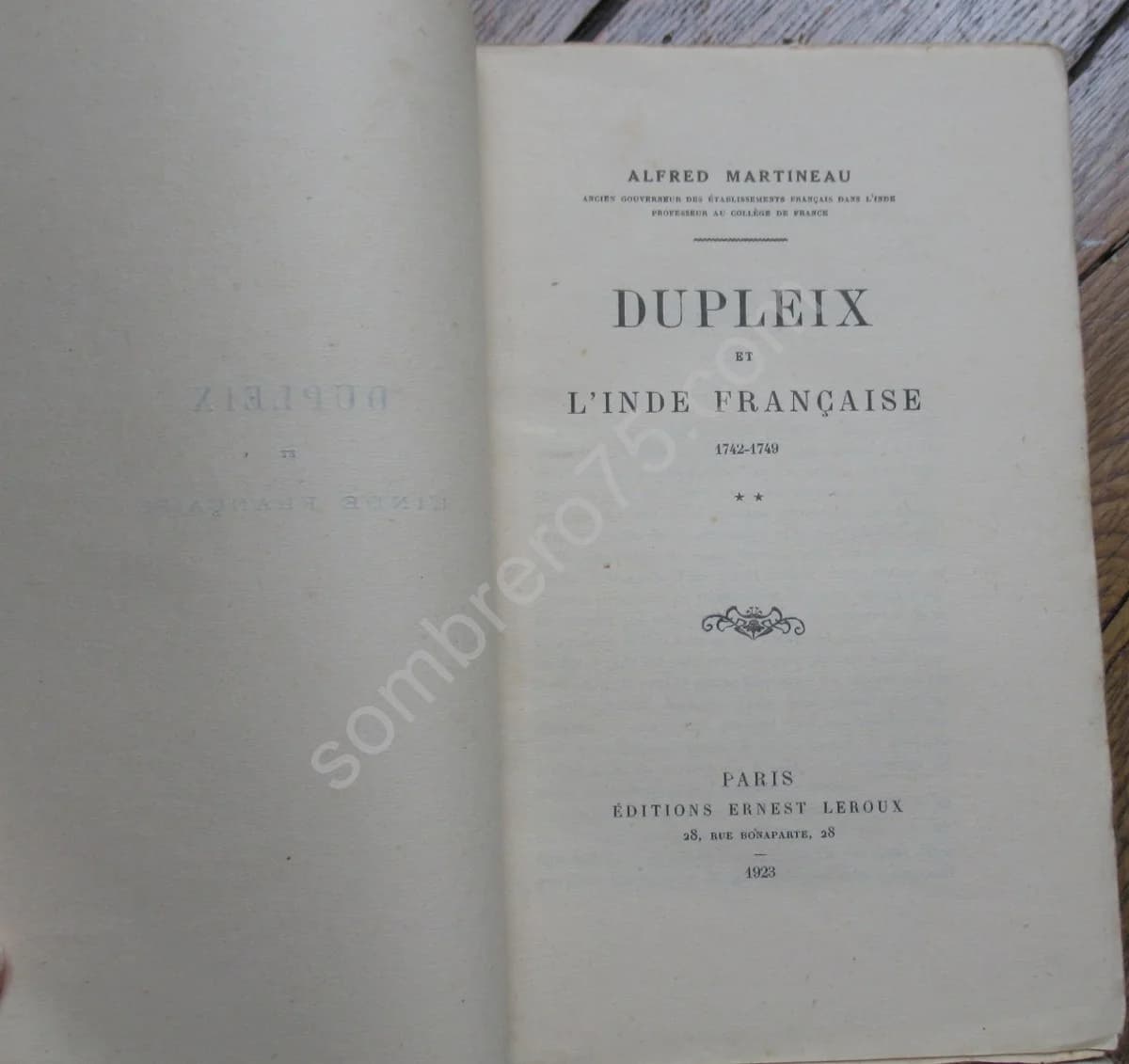 Dupleix et l'Inde Française - 4 Volumes - Image 4