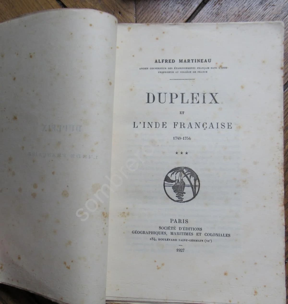 Dupleix et l'Inde Française - 4 Volumes - Image 5
