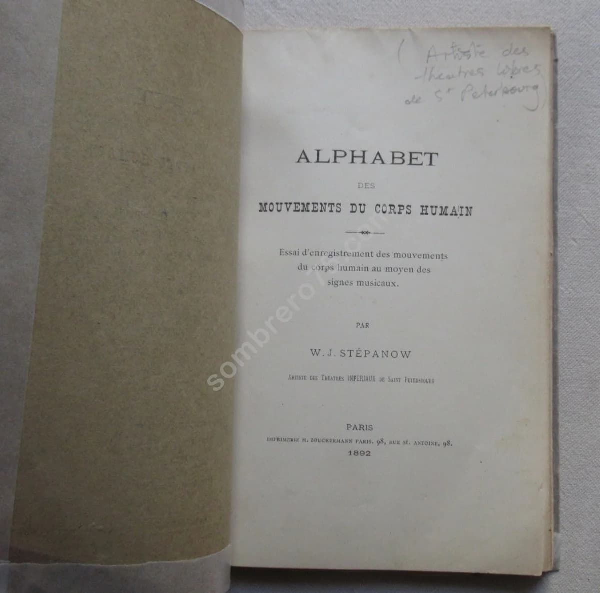 Alphabet des Mouvements du Corps Humain. W. J. STEPANOW - Image 2