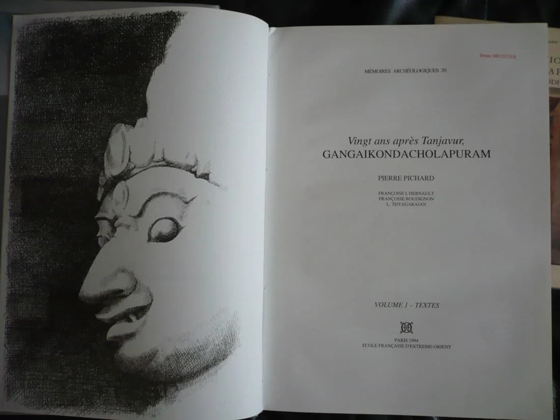 Vingt ans après Tanjavur, Gangaikondacholapuran : 2 Volumes - Image 2