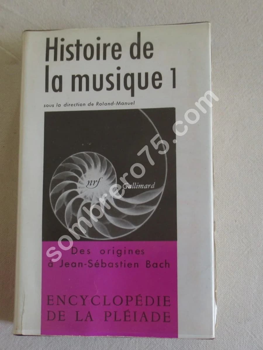 Histoire de la Musique. Tome 1 et 2. Pléiade - Image 5