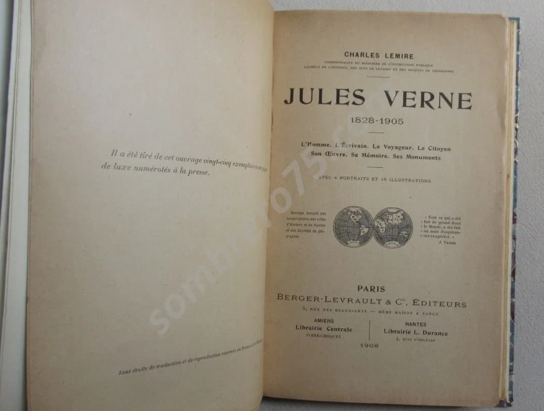 Jules Verne 1828-1905 - Image 3