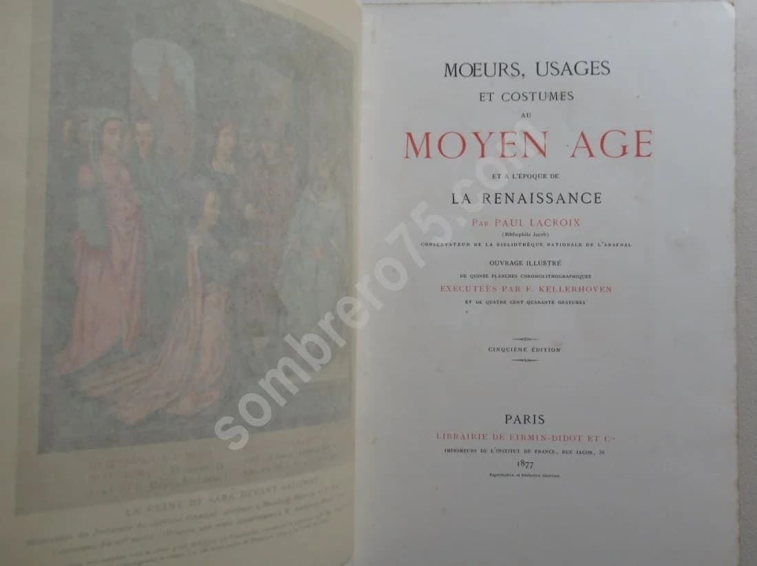 Moeurs, Usages et Costumes au Moyen Age et à l'Epoque de la Renaissance - Image 3