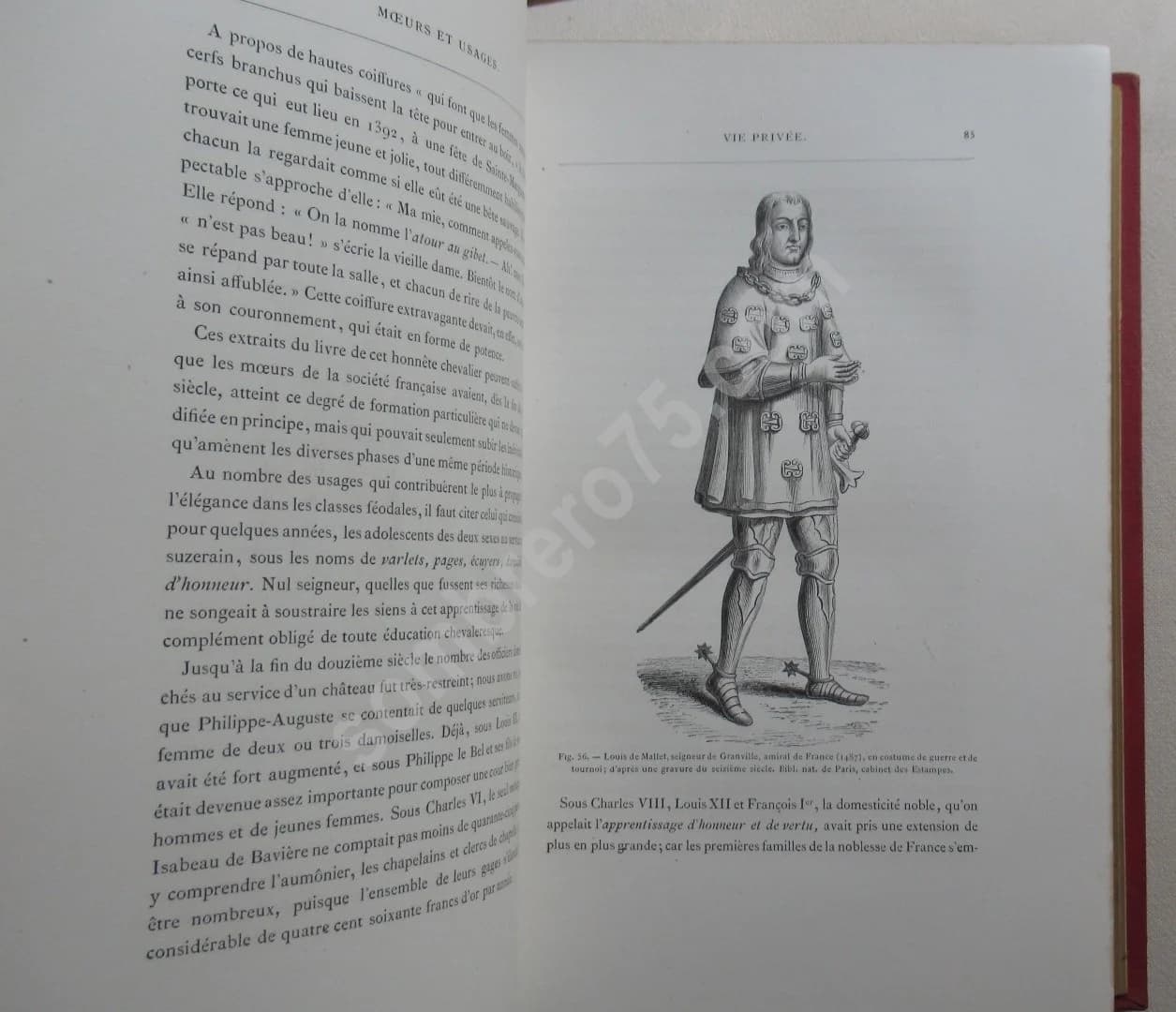 Moeurs, Usages et Costumes au Moyen Age et à l'Epoque de la Renaissance - Image 6