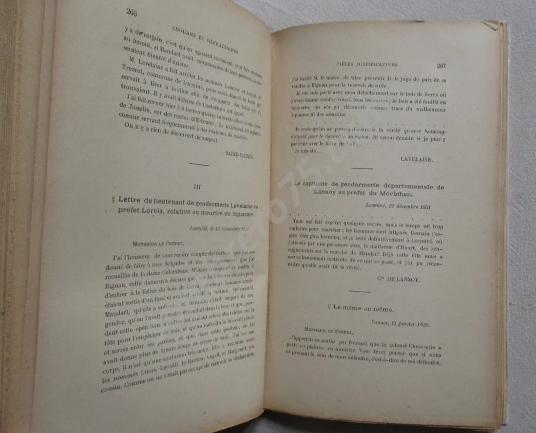 1830 Chouans et Réfractaires Bretagne et Bas Maine. A. de Courson - Image 5