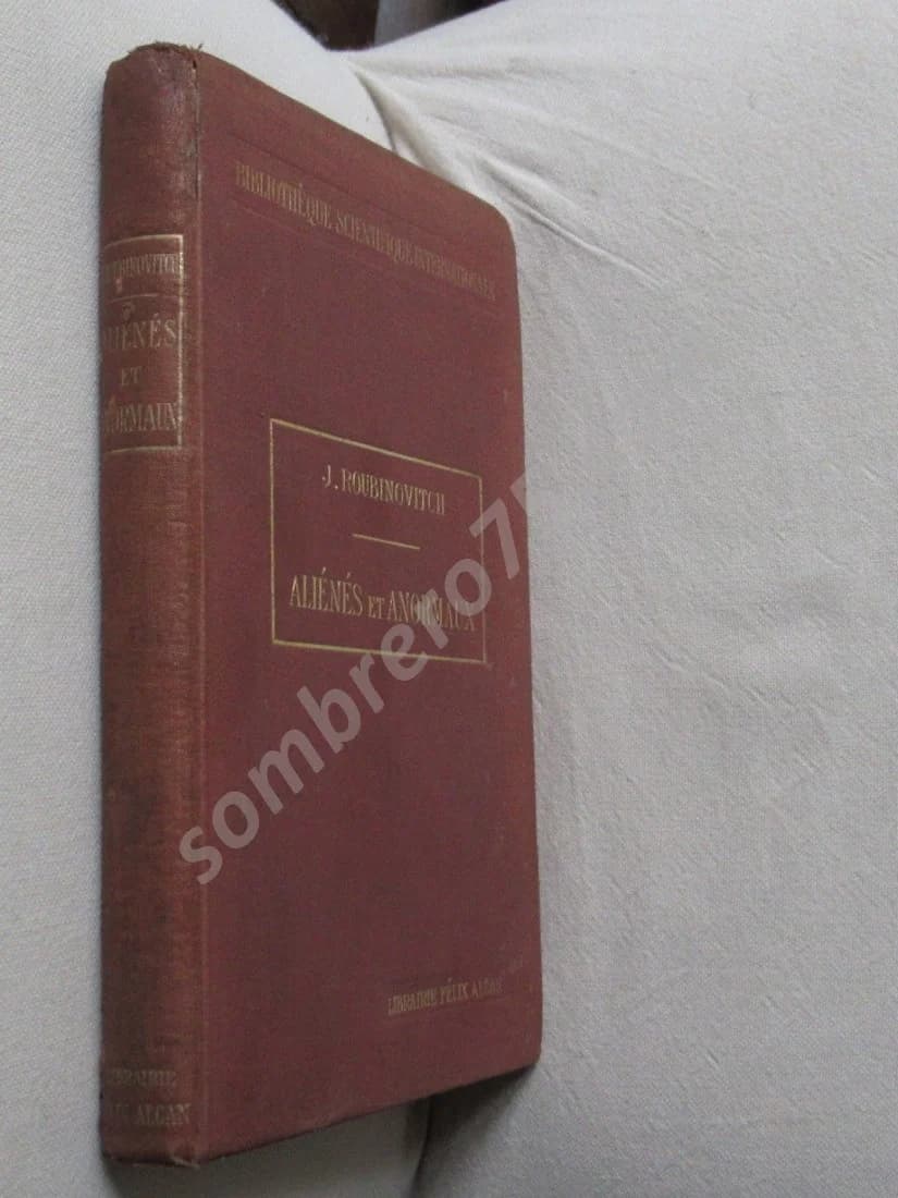 Aliénés et Anormaux. J ROUBINOVITCH - Image 2