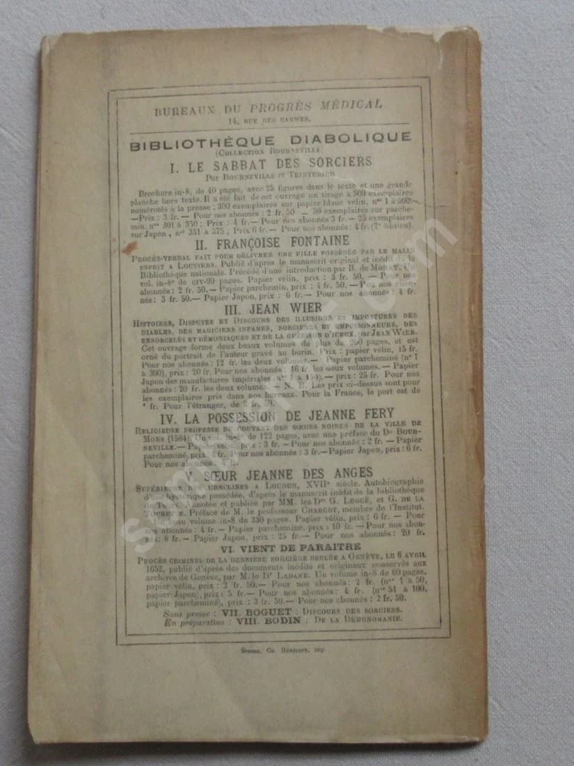 Le Sabbat des Sorciers et. 1890 - Image 7