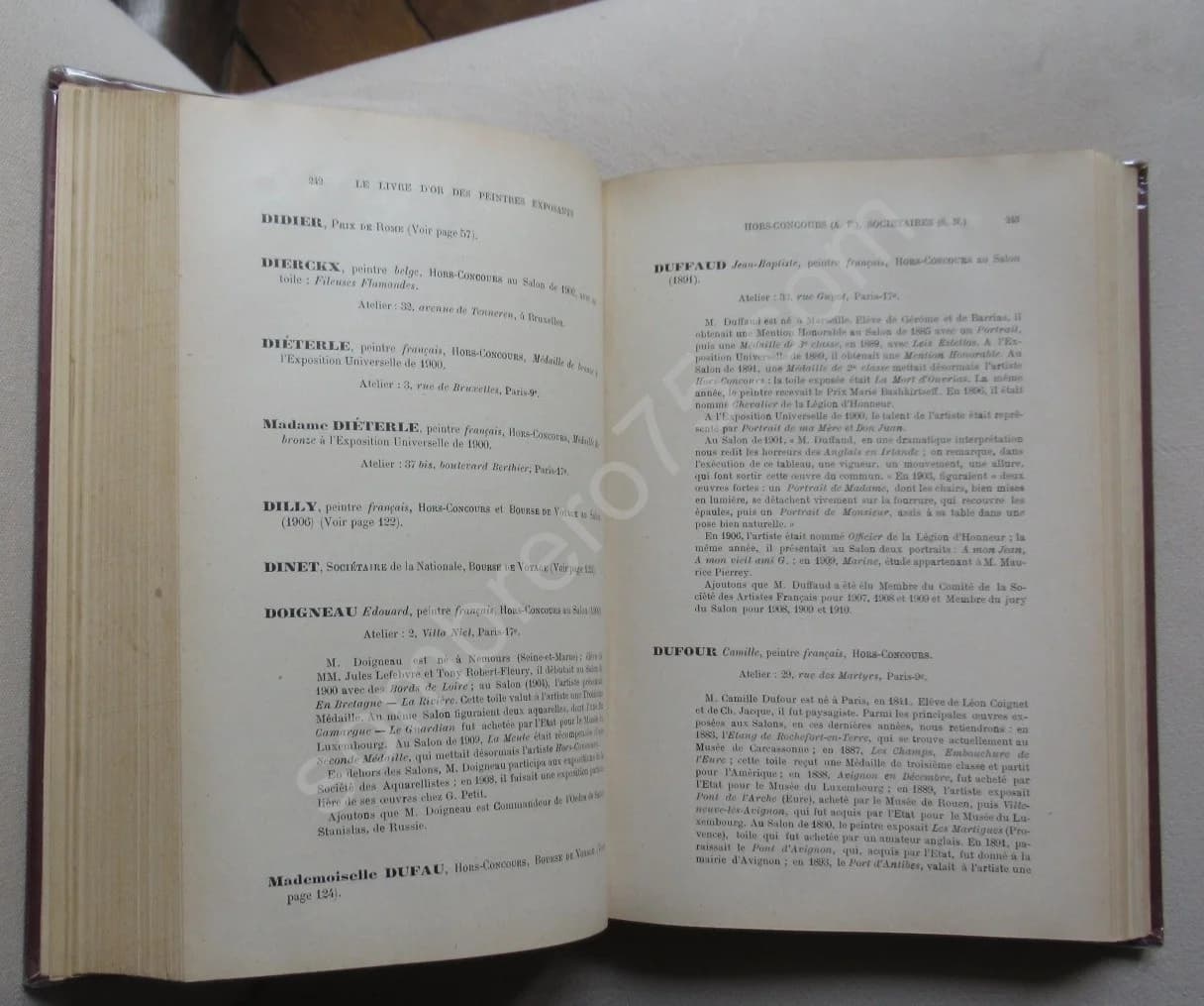 Le Livre d'Or des Peintres Exposants vivant au 1er janvier 1910 - Image 4