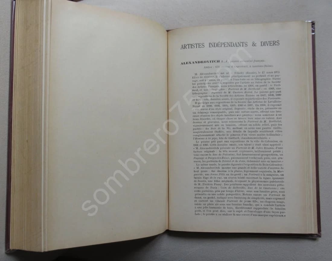 Le Livre d'Or des Peintres Exposants vivant au 1er janvier 1910 - Image 5