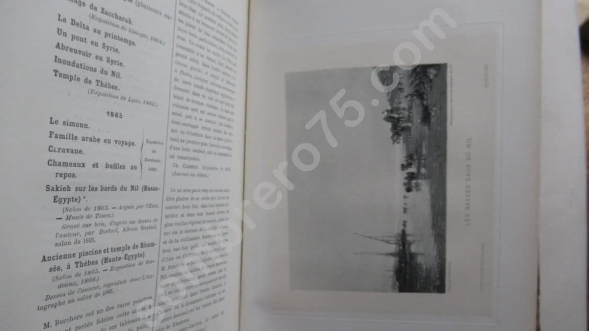 Dictionnaire Illustré des Beaux Arts - Artistes Modernes. W BOUGUEREAU. BERCHERE et TASSAERT. 1885 - Image 11