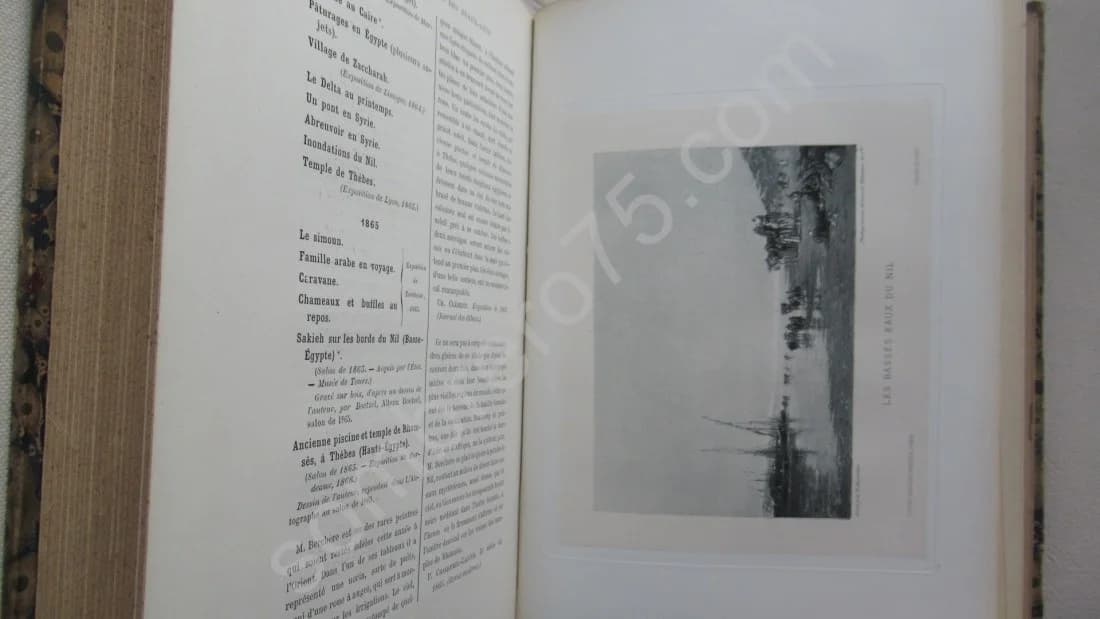 Dictionnaire Illustré des Beaux Arts - Artistes Modernes. W BOUGUEREAU. BERCHERE et TASSAERT. 1885 - Image 7