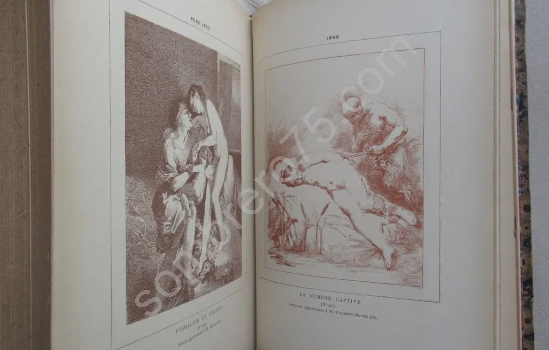 Dictionnaire Illustré des Beaux Arts - Artistes Modernes. W BOUGUEREAU. BERCHERE et TASSAERT. 1885 - Image 8