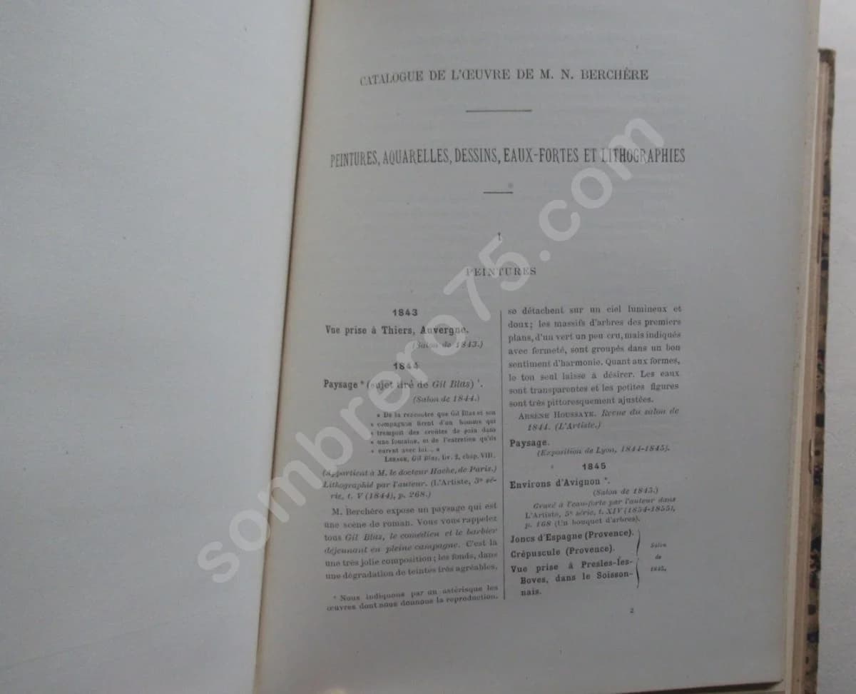 Dictionnaire Illustré des Beaux Arts - Artistes Modernes. W BOUGUEREAU. BERCHERE et TASSAERT. 1885 - Image 10