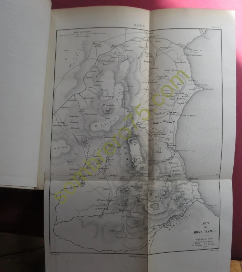 Le Mont Olympe et l'Acarnanie. L HEUZEY. 1860 - Image 6