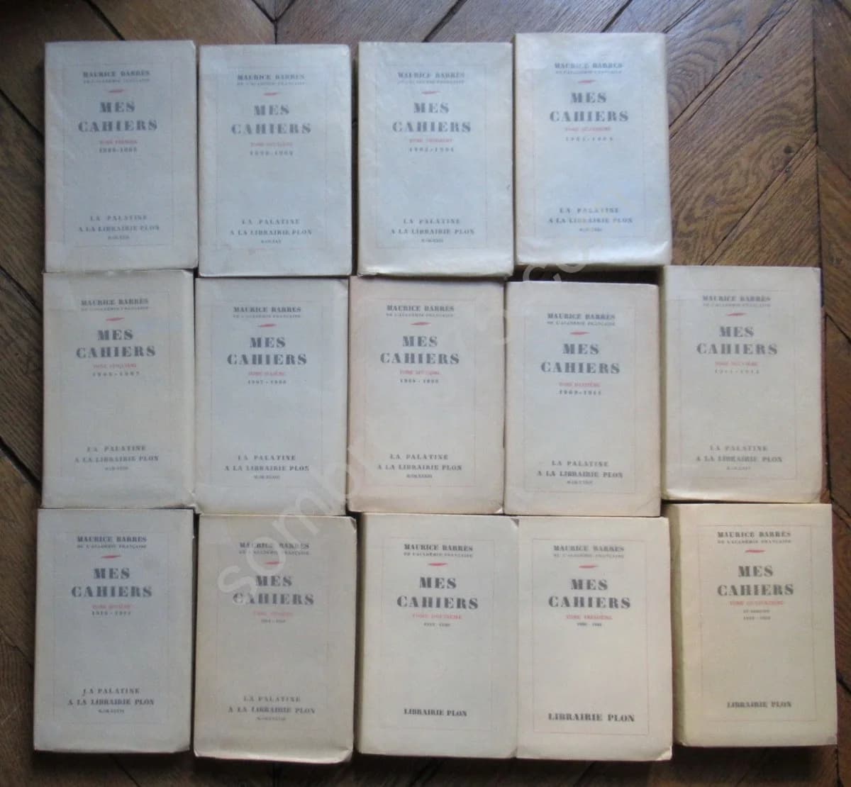 Mes Cahiers - Ex. Numéroté. 14 volumes. Alfa