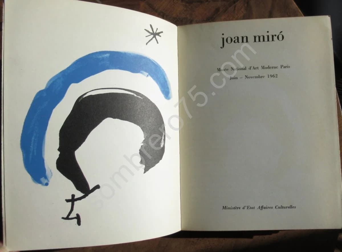 Joan Miro. 8 Lithographies . Musée National d'Art Moderne, Paris. Juin - Novembre 1962 - Image 2