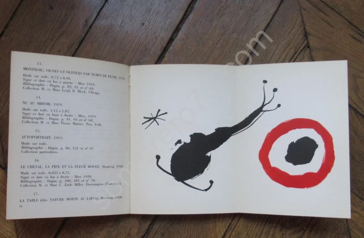 Joan Miro. 8 Lithographies . Musée National d'Art Moderne, Paris. Juin - Novembre 1962 - Image 5