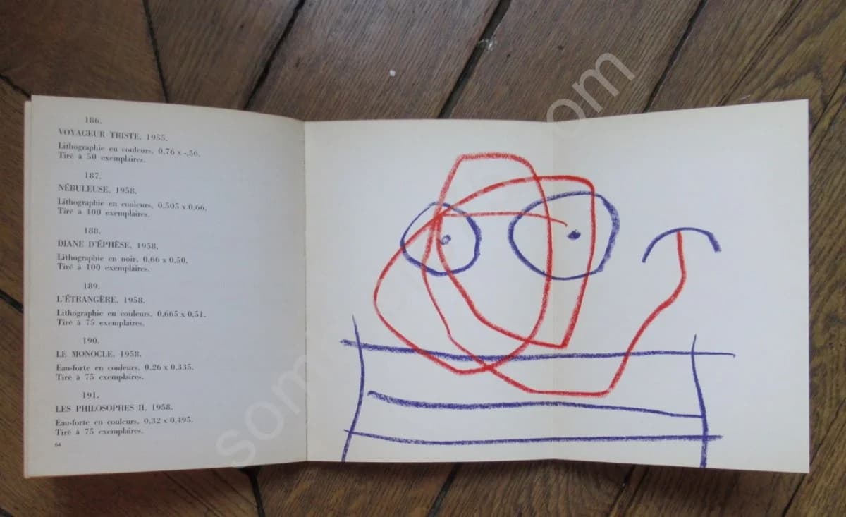 Joan Miro. 8 Lithographies . Musée National d'Art Moderne, Paris. Juin - Novembre 1962 - Image 6