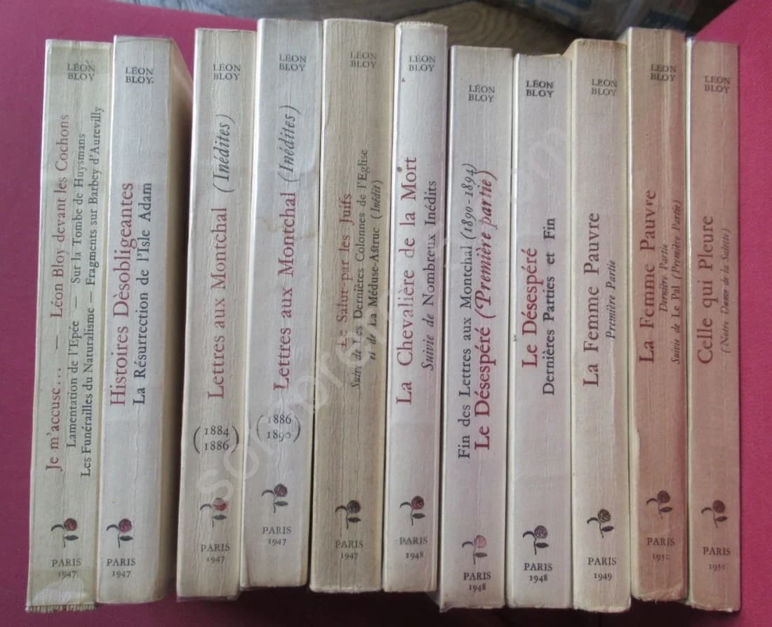 L'Oeuvre Complète de Léon Bloy - Papier Alfa. 23 volumes - Image 3