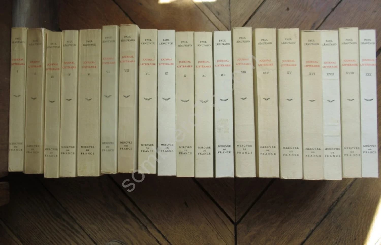Journal Littéraire - 19 volumes