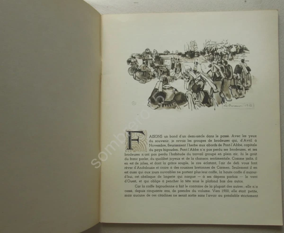 Au Pays Bigouden. Brodeurs, Brodeuses, Broderies - Image 2