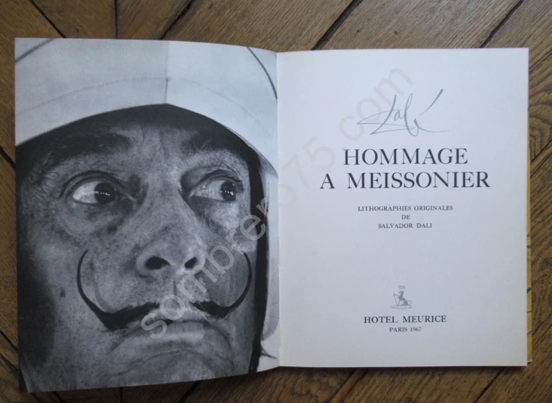 Manifeste en Hommage à Meissonier. Lithographies Originales - Image 4