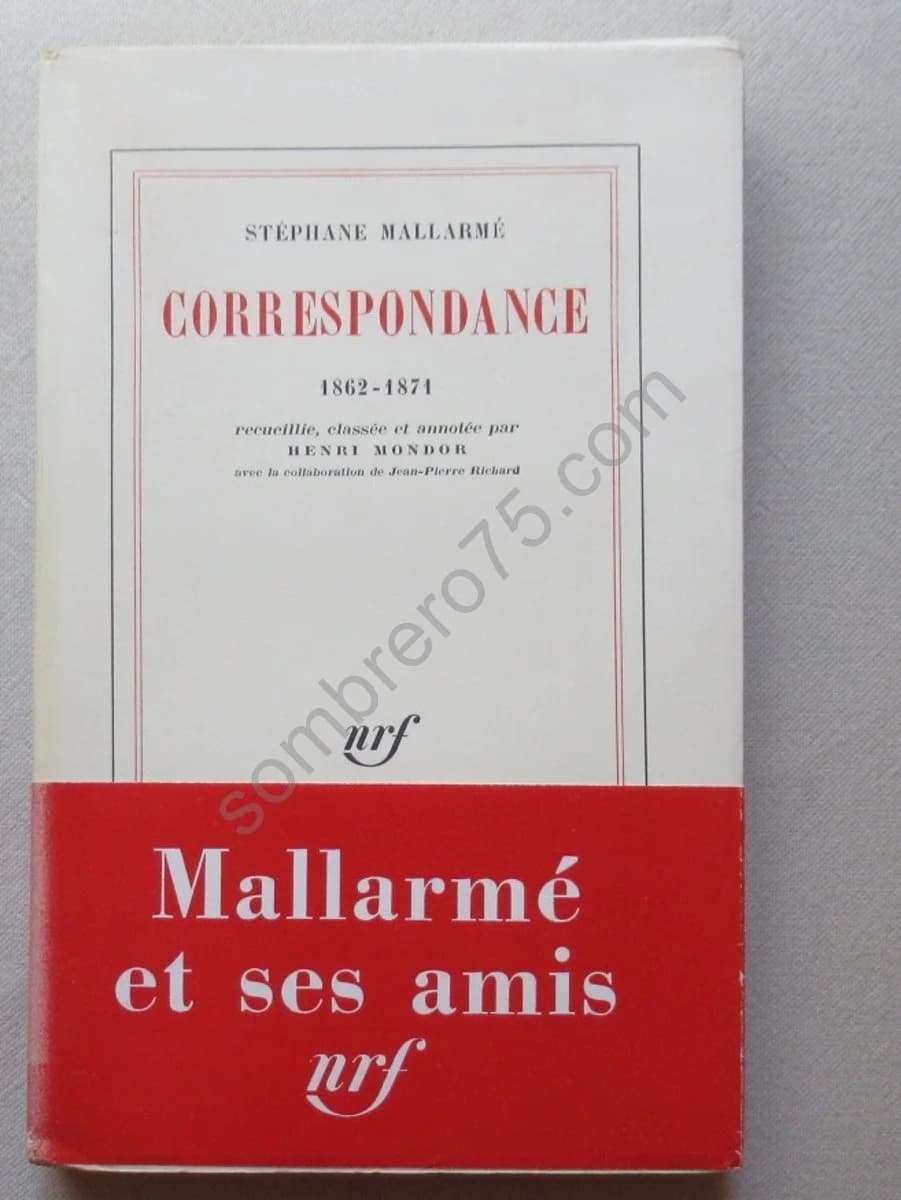 Correspondance Stéphane MALLARME - 12 volumes - Image 2