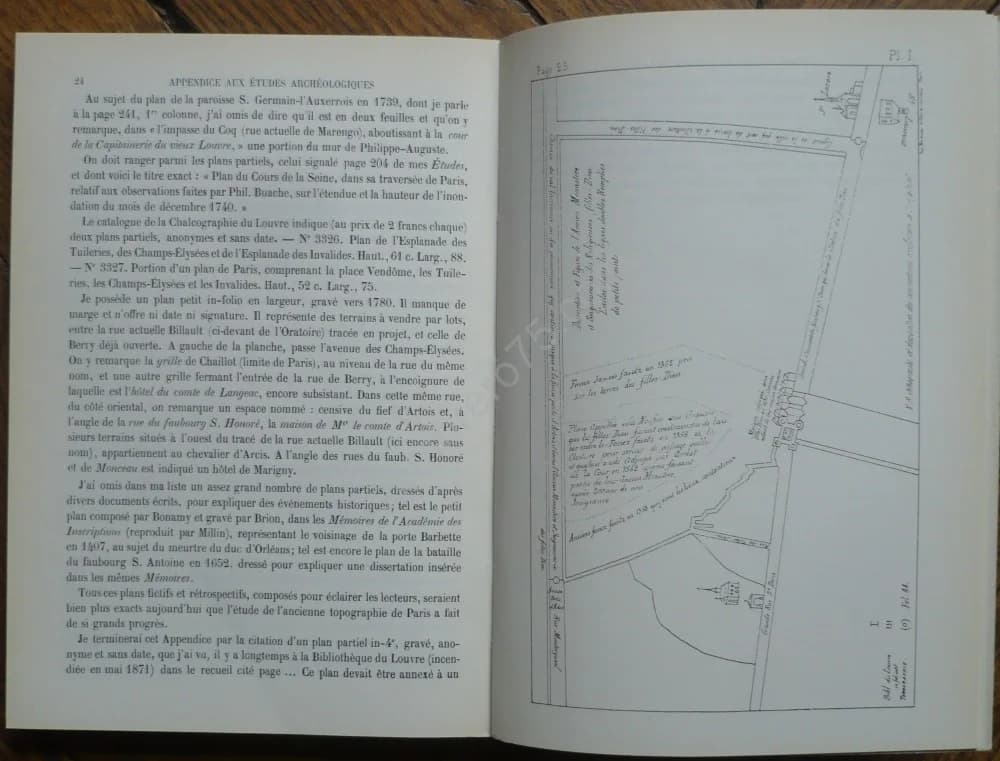 Etudes Archéologiques sur les Anciens Plans de Paris - Image 3