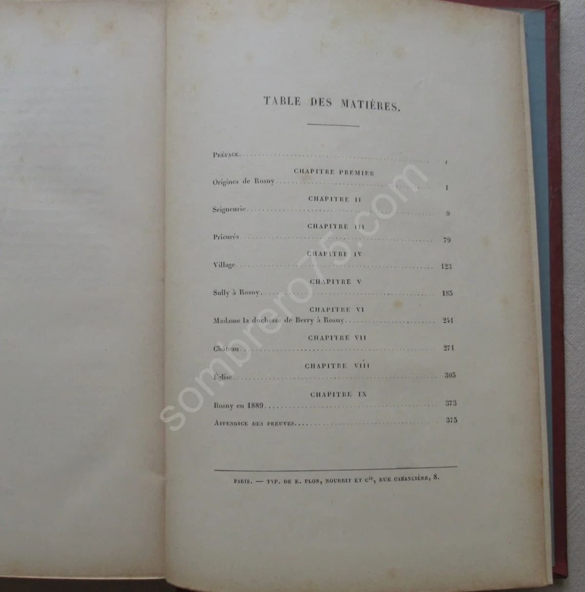Rosny sur Seine où est né Sully. Notice Historique de 1889 - Image 4