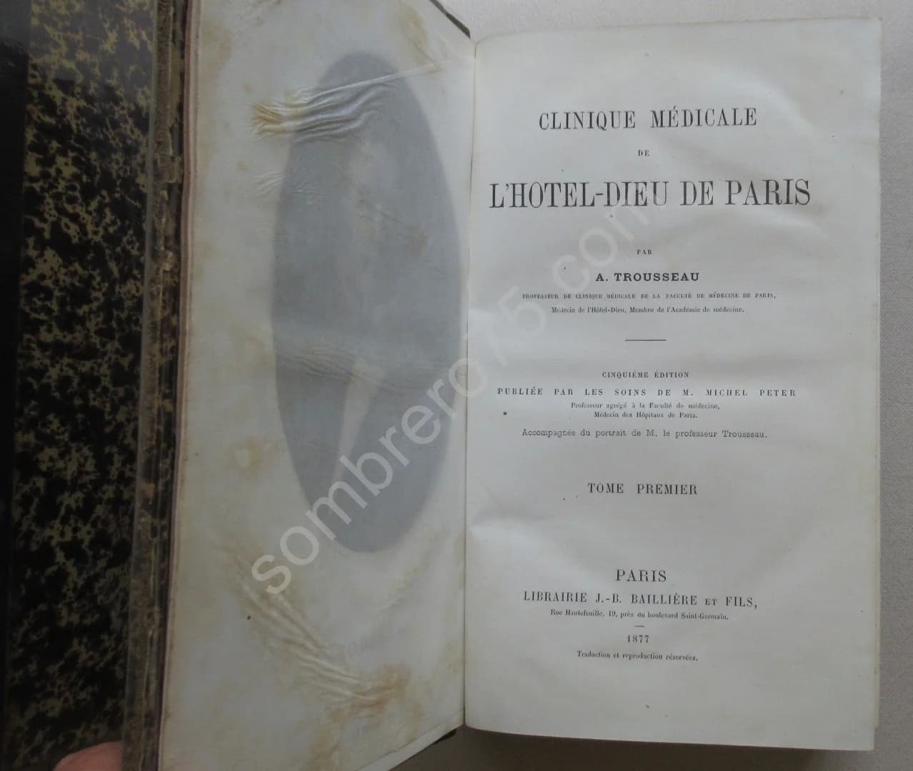 Clinique Médicale de l'Hôtel Dieu de Paris. 3 vol - Image 3
