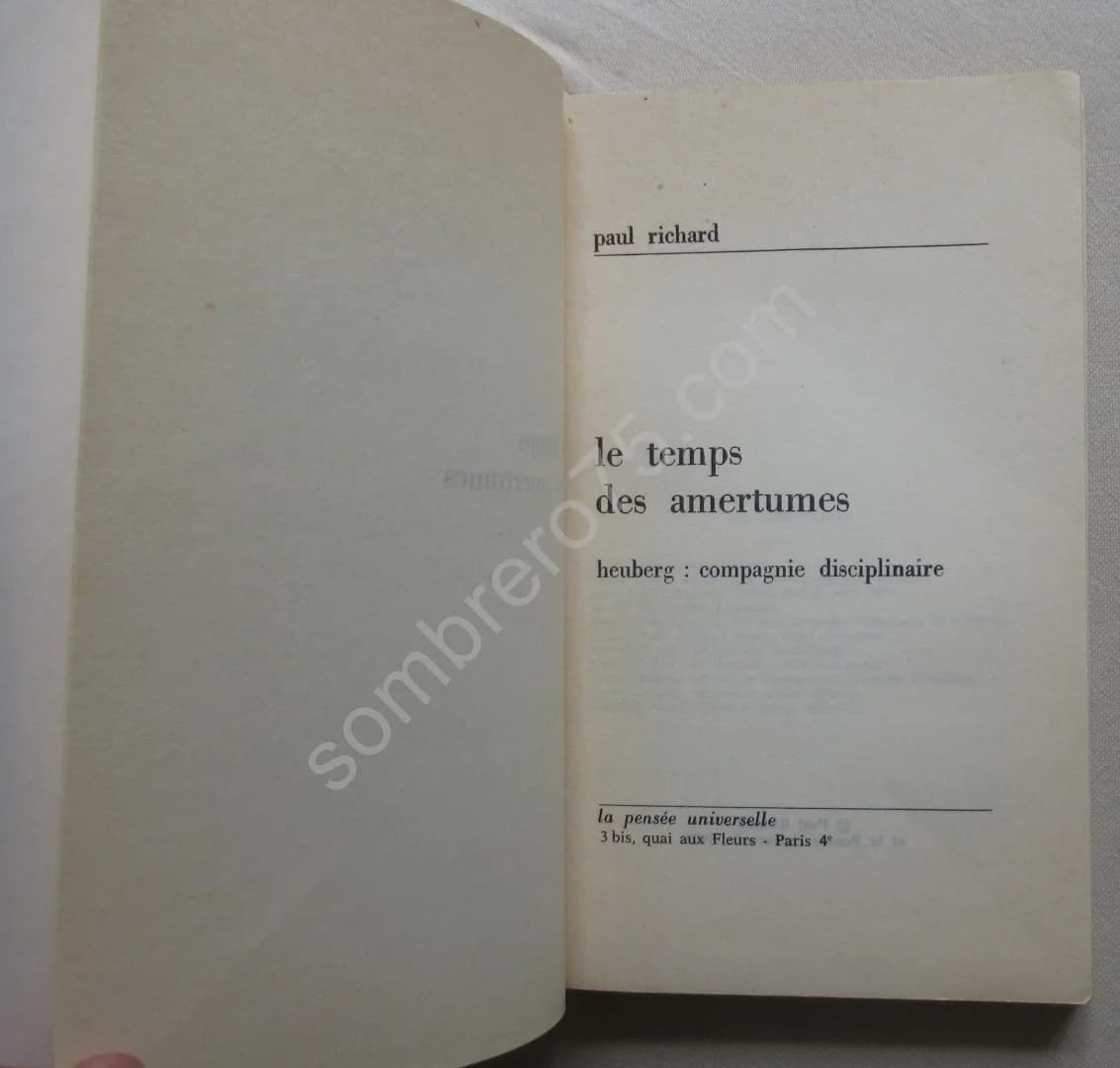 Le Temps des Amertumes. Heuberg : compagnie disciplinaire - Image 3