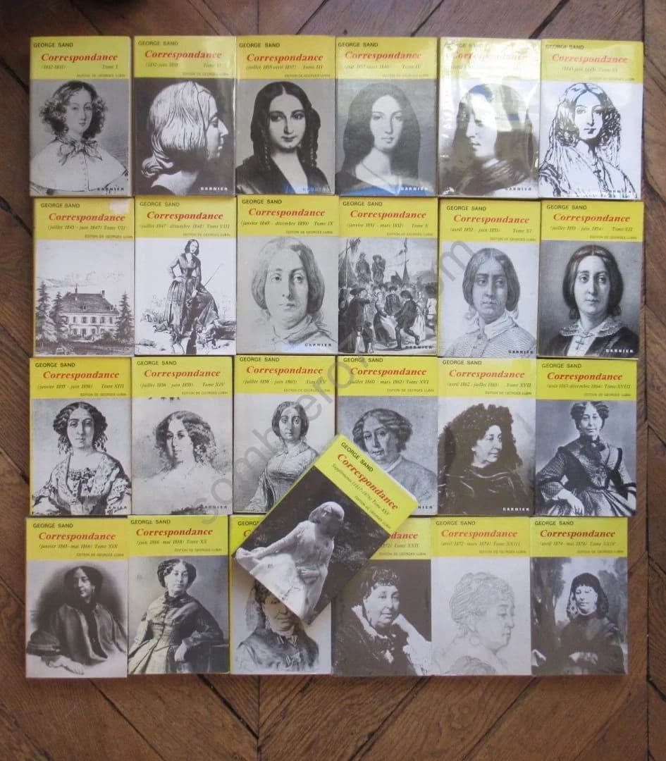 Correspondance de Goerge SAND - 25 Volumes