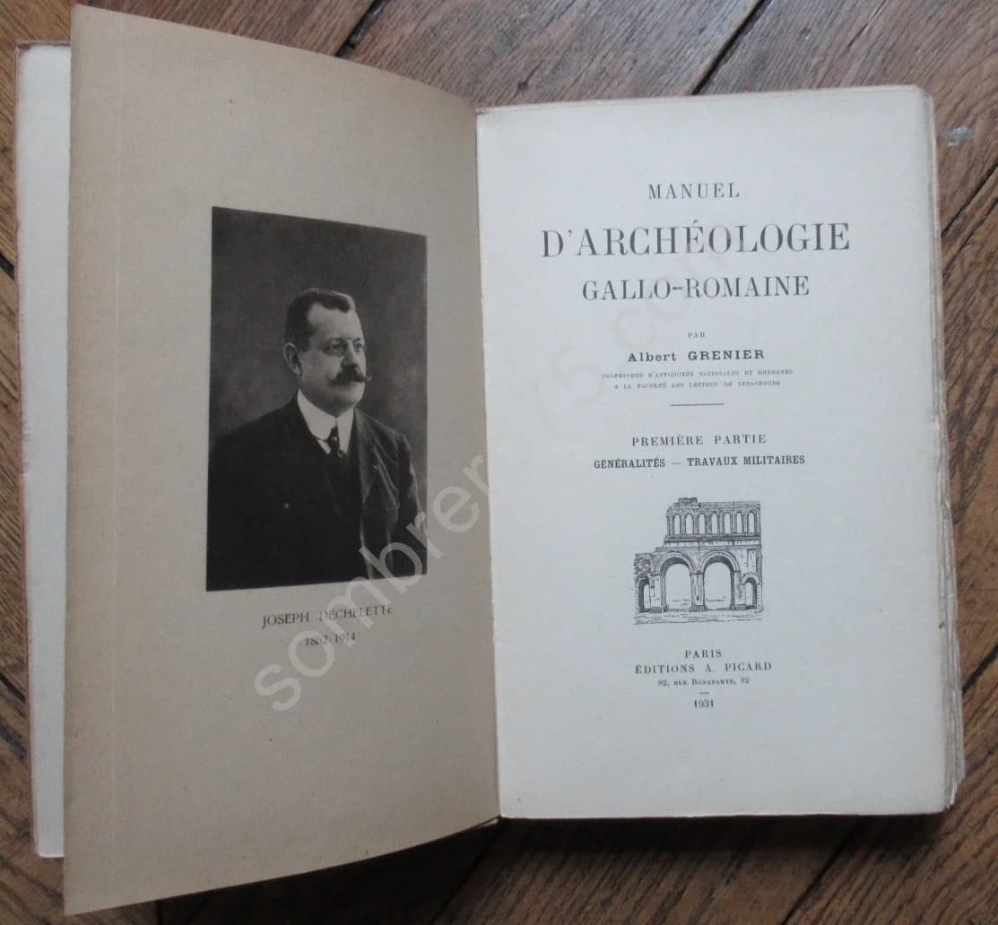 Manuel d'Archéologie Préhistorique Celtique et Gallo Romaine. T.V 1ère Partie - Image 3