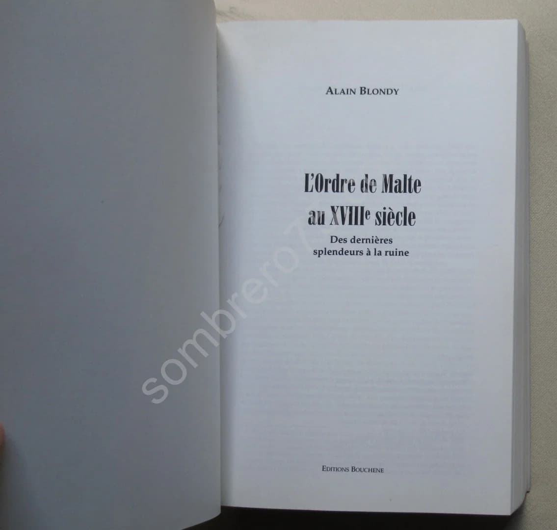 L'Ordre de Malte au XVIIIe siècle. Des dernières splendeurs à la ruine - Image 3