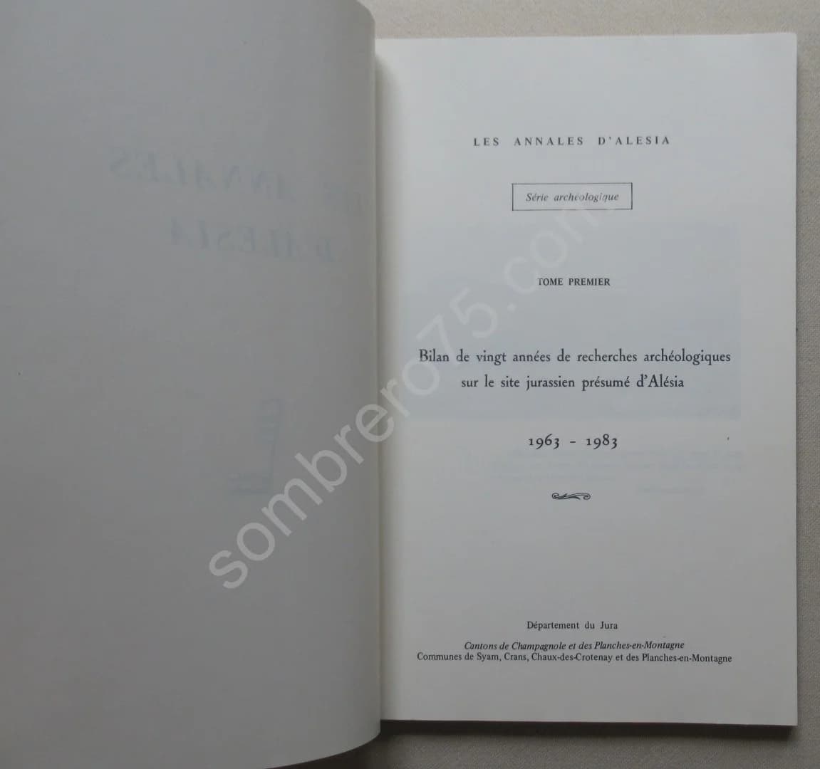Les Annales d'Alesia - 1984 - Bilan de vingt années de recherches 1963 1983 - Image 3