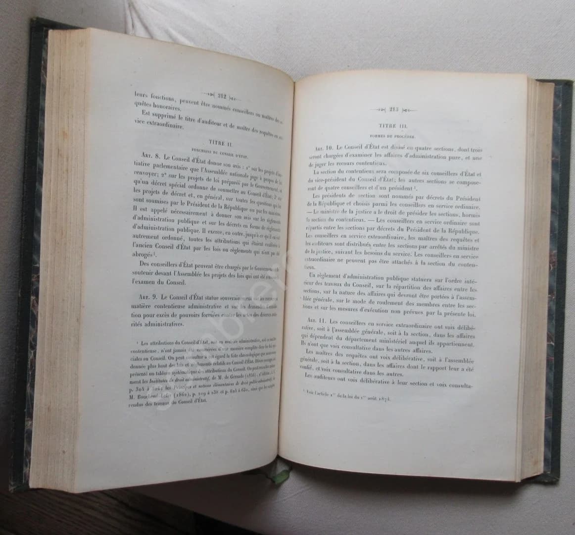 Le Conseil d'Etat avant et depuis 1789. Etude Historique et Bibliographique.1876 - Image 4