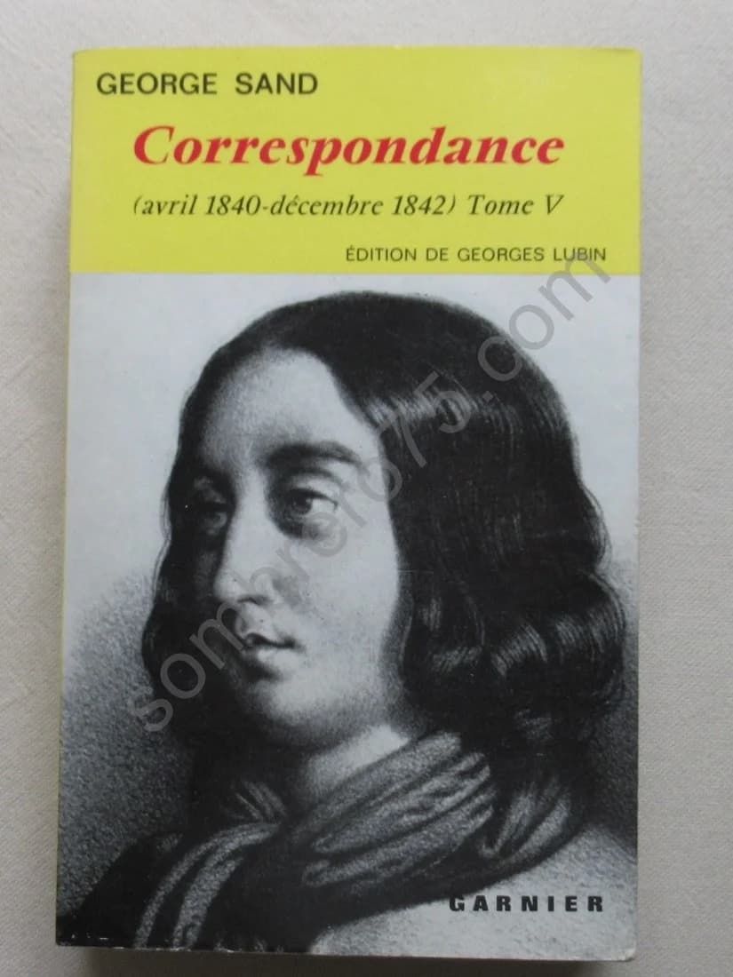 Correspondance avril 1840-décembre 1842. Tome V