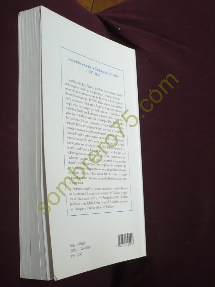 Les Sociétés Savantes de Toulouse au XIXe siècle (1797-1865) - Image 3