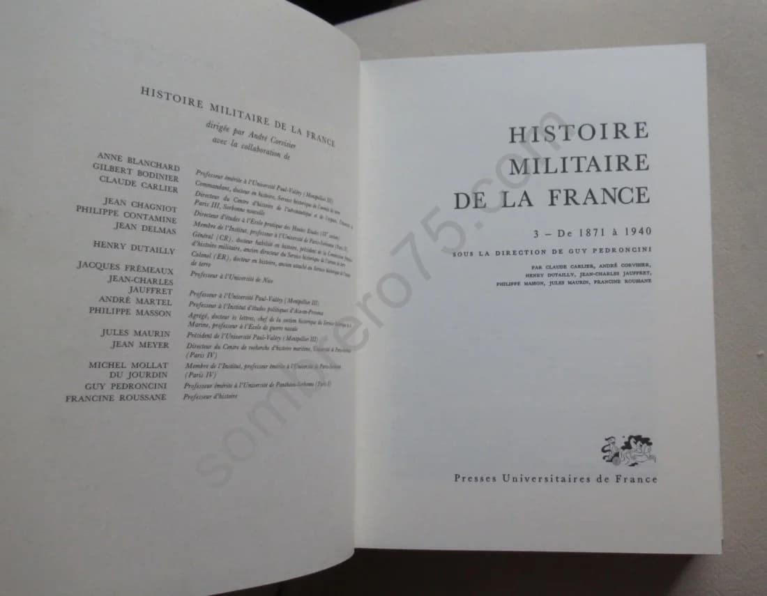 Histoire Militaire de la France. Vol. 3 de 1871 à 1940 - Image 3