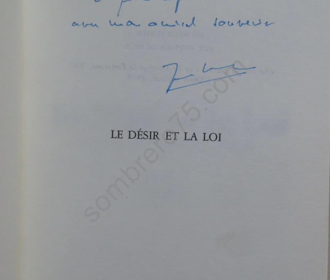 Le Désir et la Loi. Approches psychanalytiques - Image 4