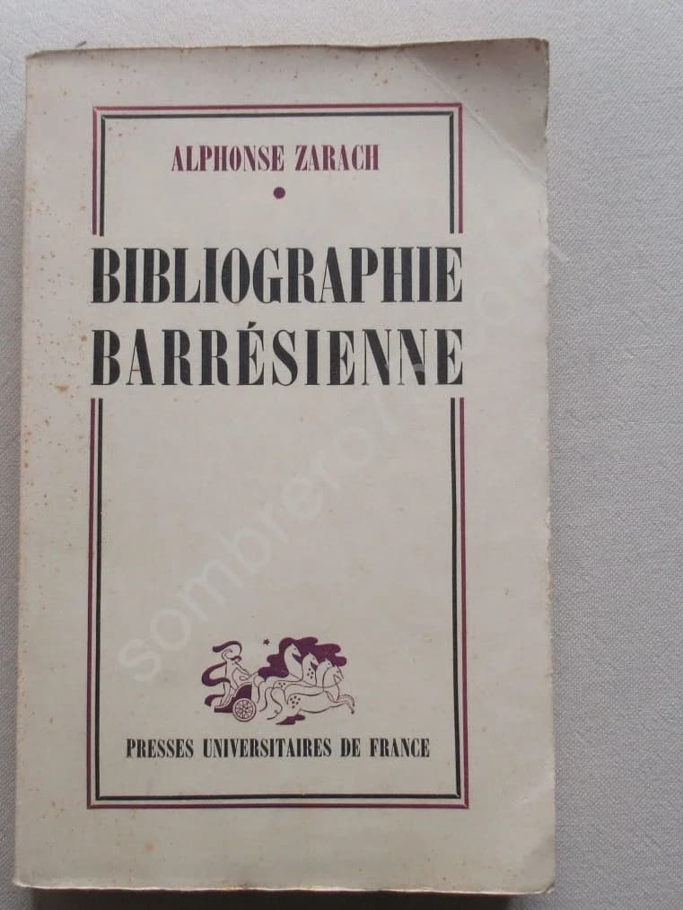 Bibliographie Barrésienne